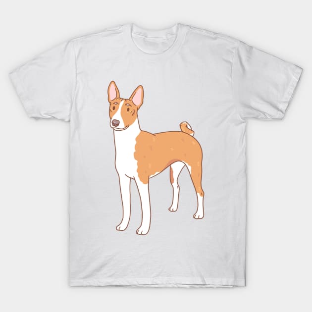 Basenji T-Shirt by Csieben